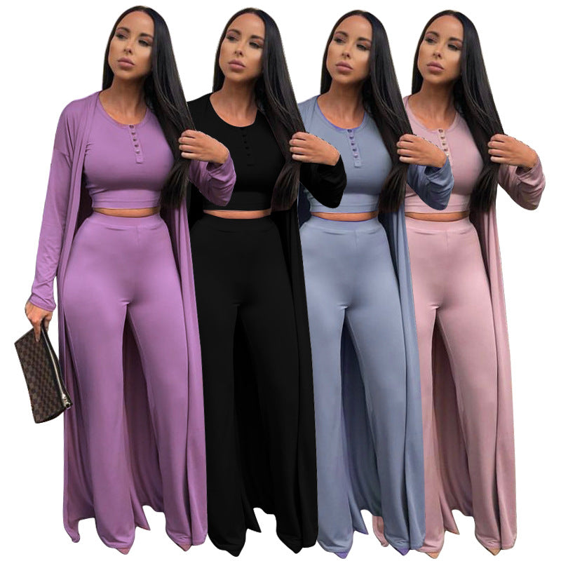 Fashion Solid Color Casual Women's Clothing